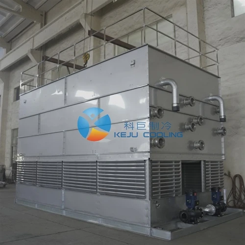 Can a Closed Type Counterflow Cooling Tower be integrated with other systems?