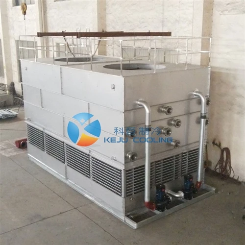 How to protect a Closed Type Counterflow Cooling Tower from strong winds?