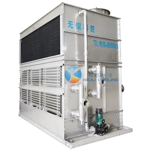 How long does a cross flow closed loop cooling tower usually last?